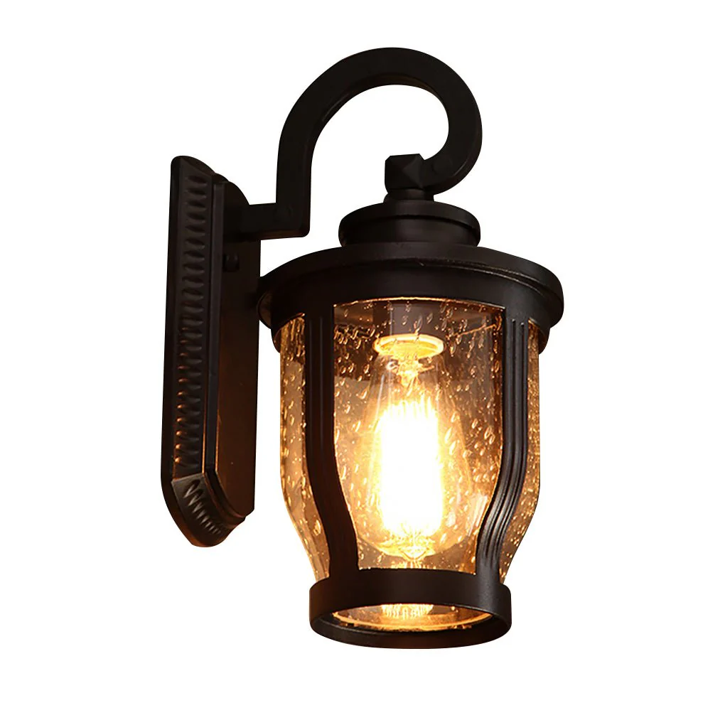 Joshua Retro Creative Vintage Glass Outdoor Wall Lights - Image 4