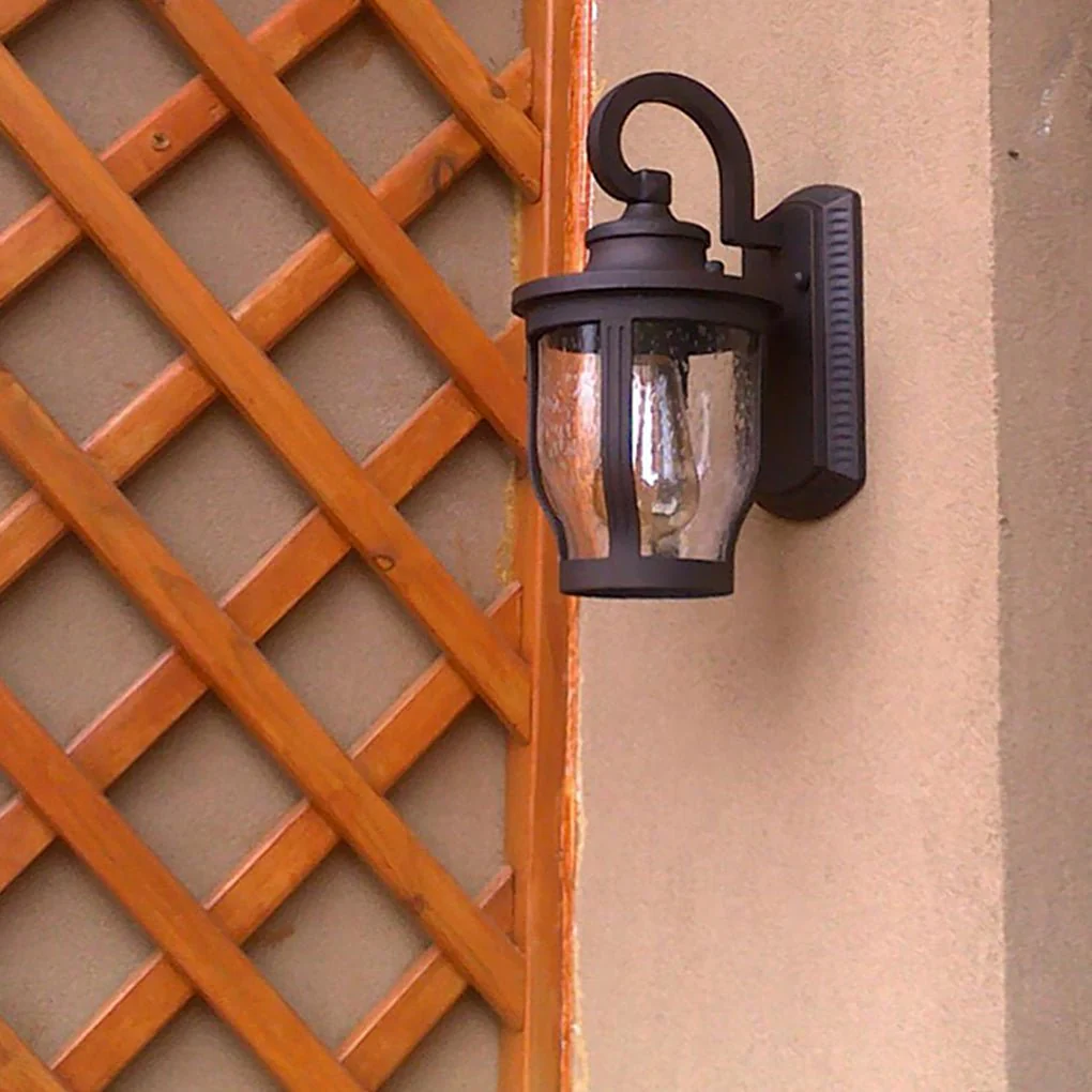 Joshua Retro Creative Vintage Glass Outdoor Wall Lights - Image 7