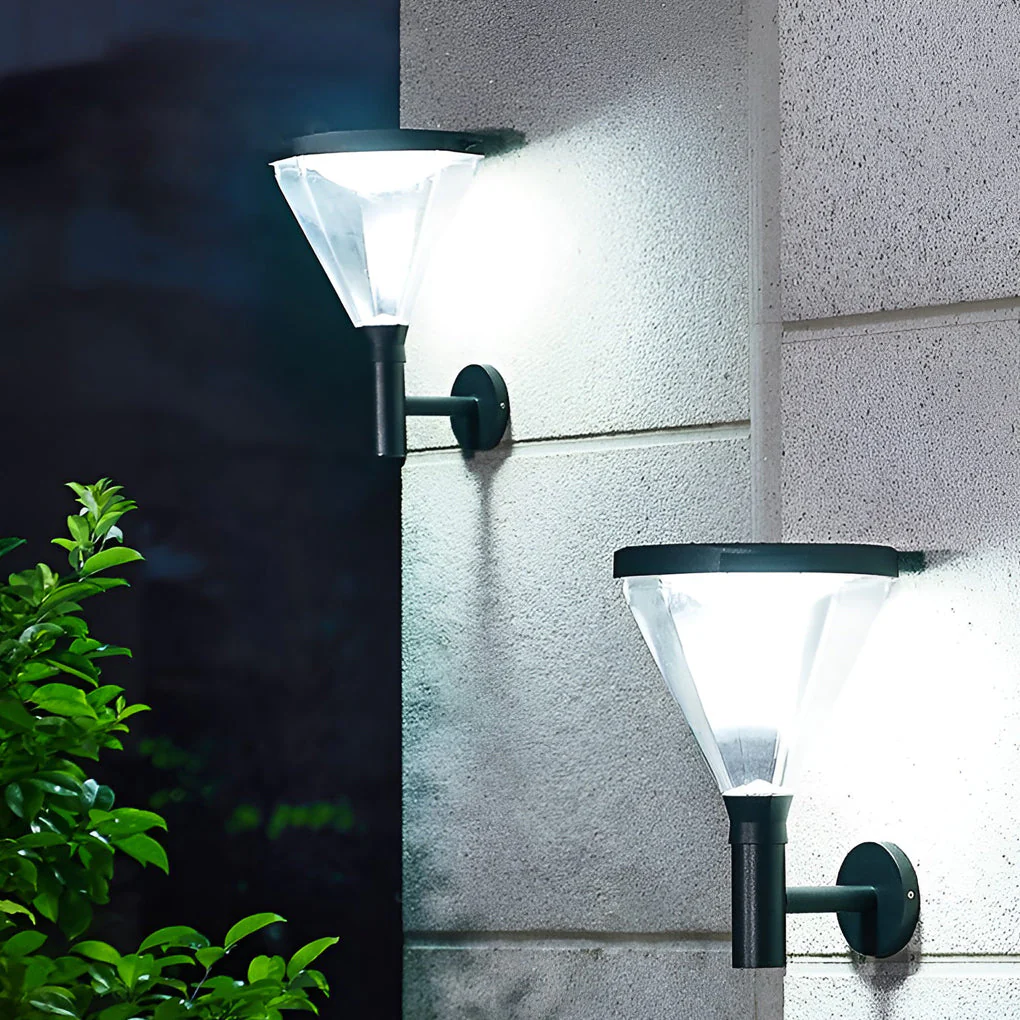 Joye Geometric LED Modern Plug in Outdoor Wall Lamp - Image 5
