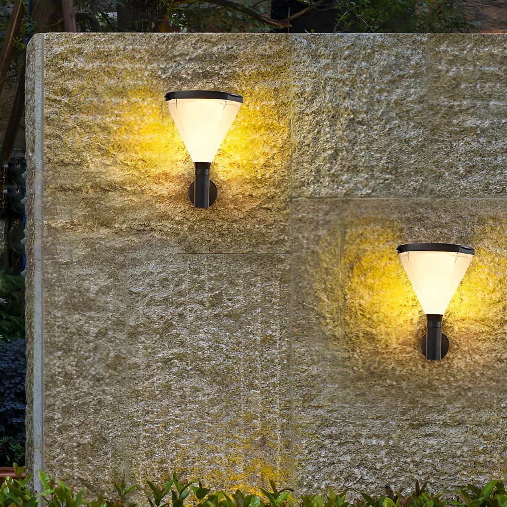 Joye Geometric LED Modern Plug in Outdoor Wall Lamp - Image 9