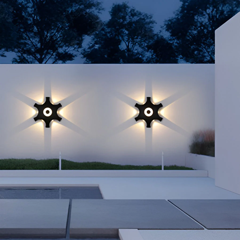Joyn Flower Nordic Outdoor Wall Washer Lights