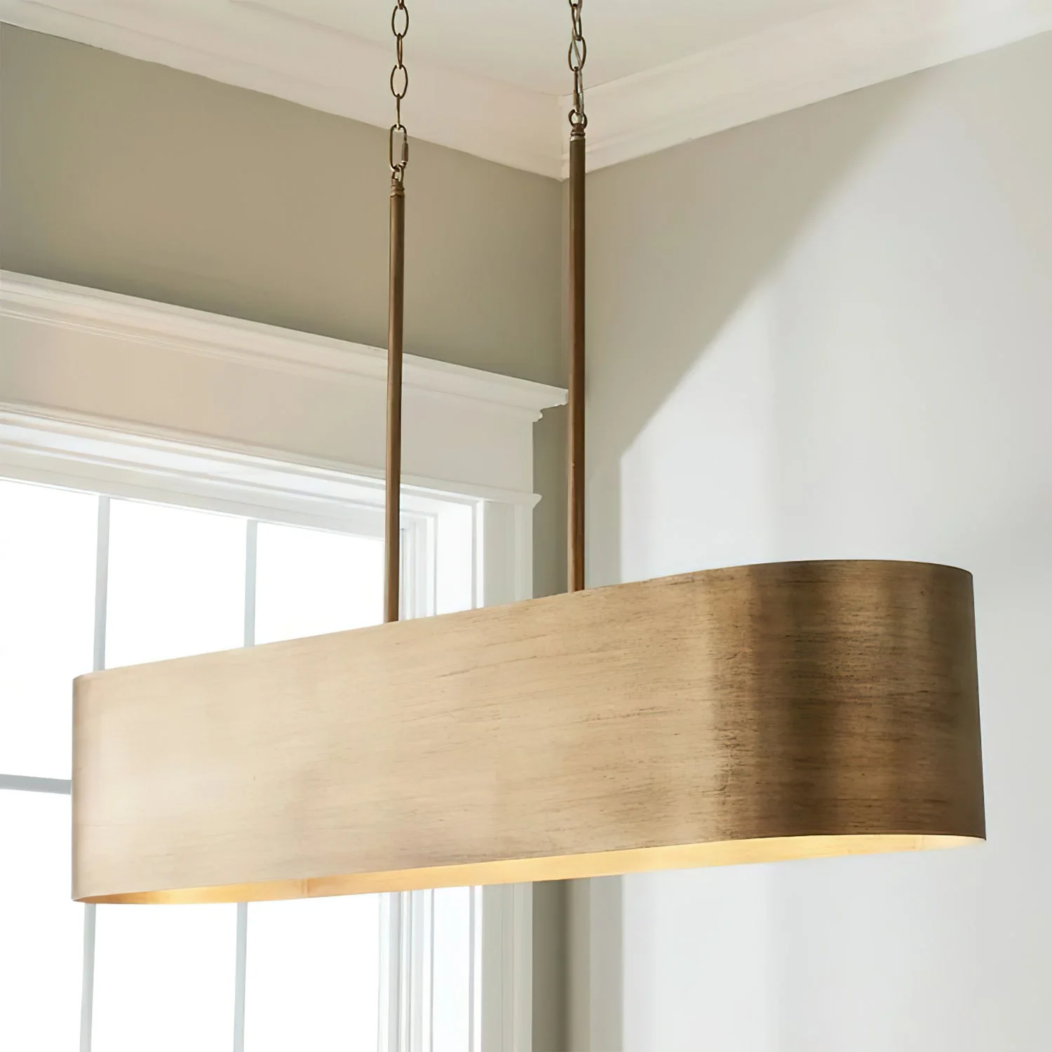 Jude Contemporary Brass Chandelier - Image 3