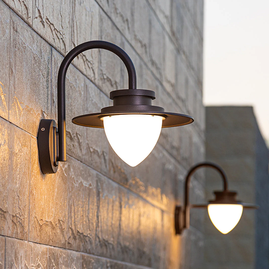 Judee LED Patio Minimalist Outdoor Wall Lights - Image 2