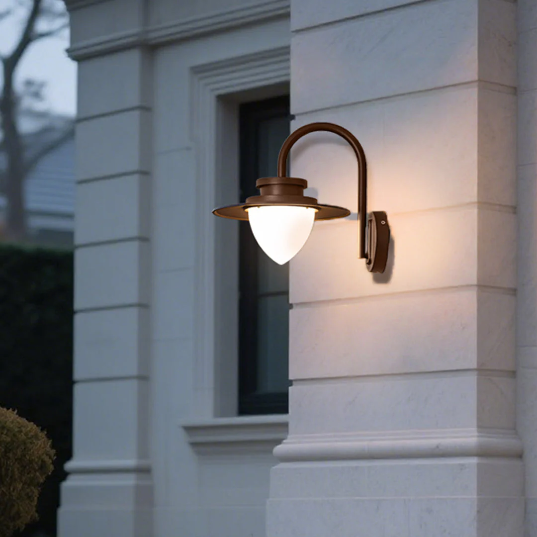 Judee LED Patio Minimalist Outdoor Wall Lights - Image 3