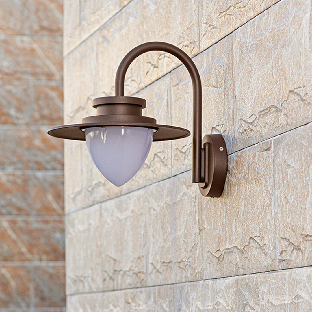 Judee LED Patio Minimalist Outdoor Wall Lights - Image 4