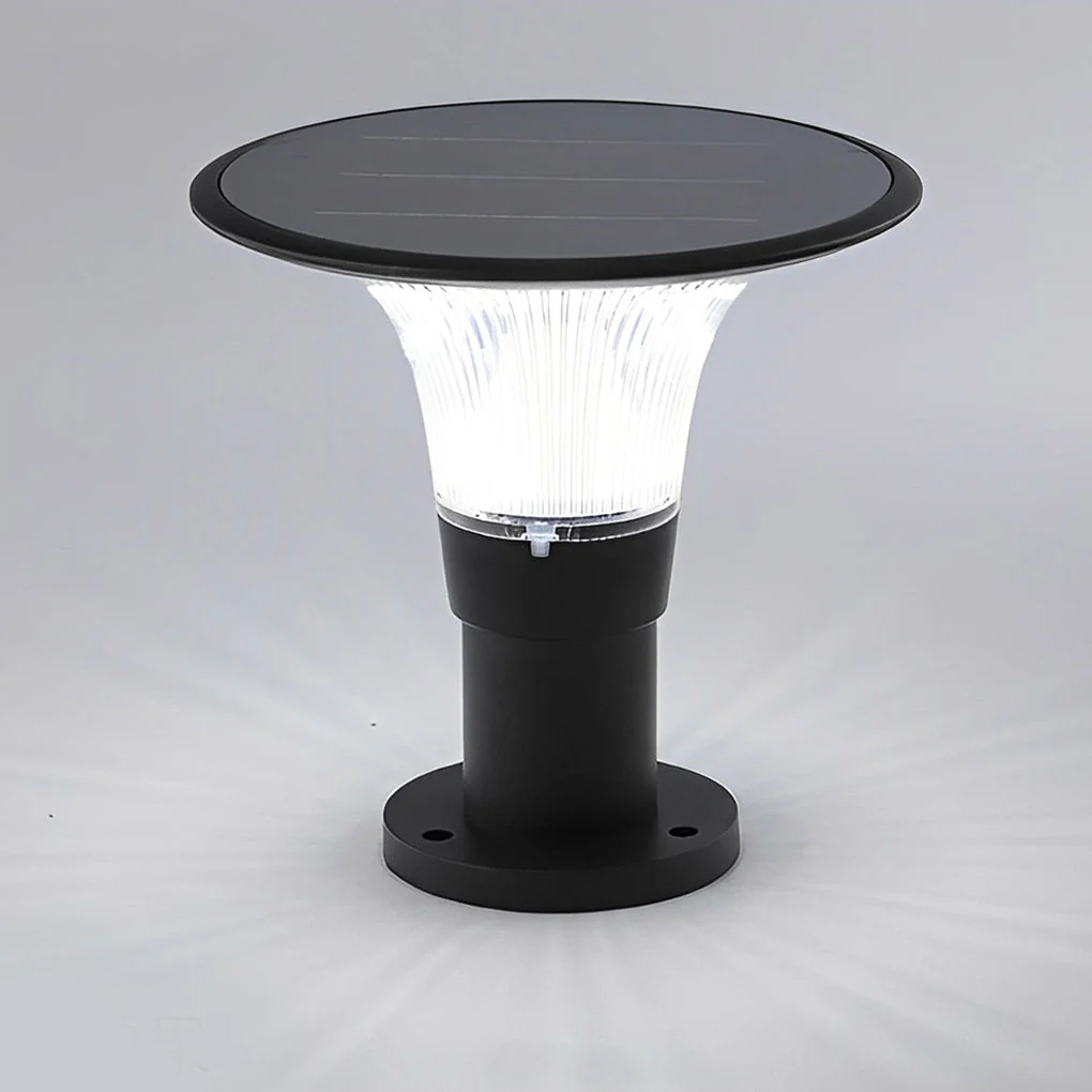 Juli Round LED Modern Outdoor Fence Post Pillar Lamp - Image 13