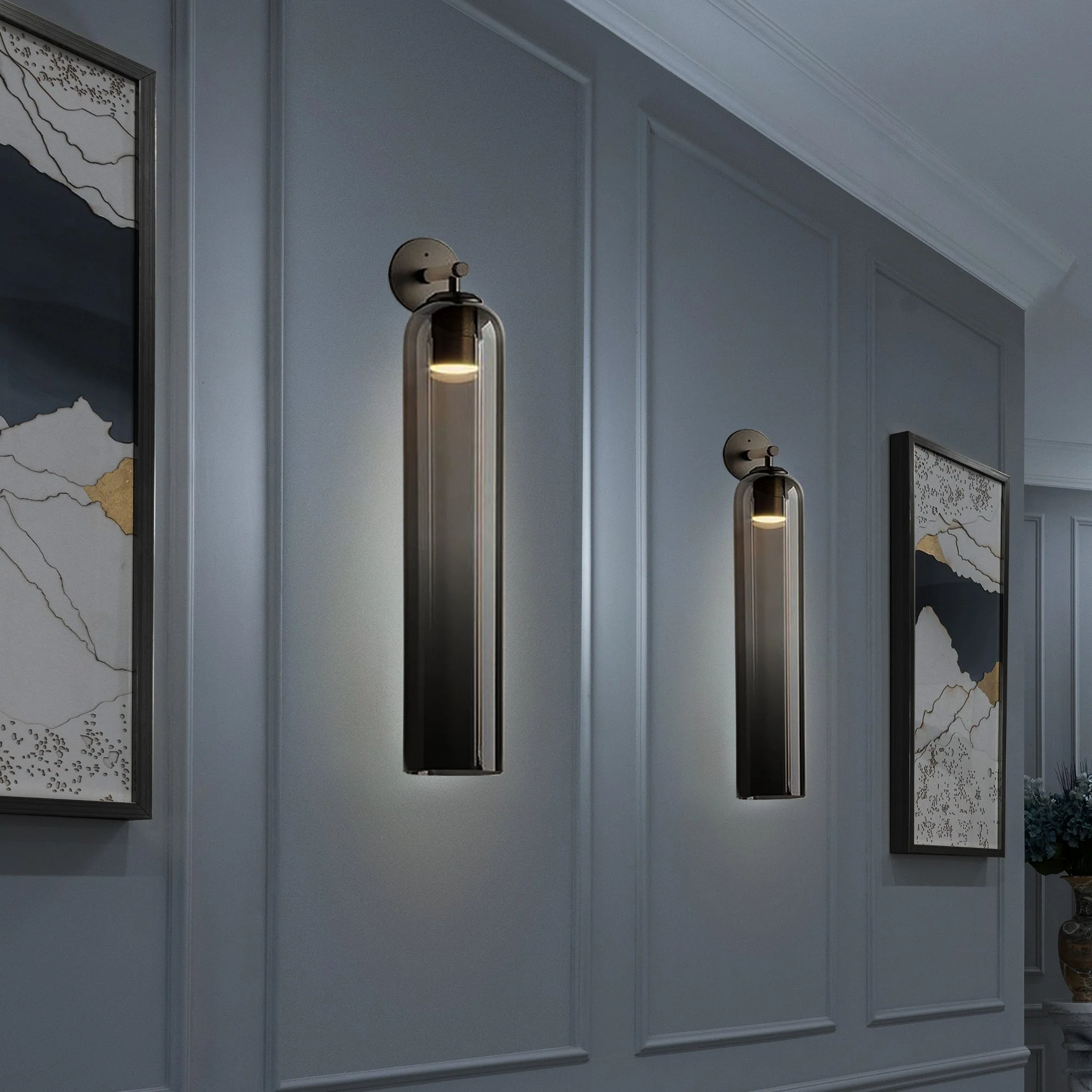 June Glass Indoor Wall Lamp Cylindrical - Image 34