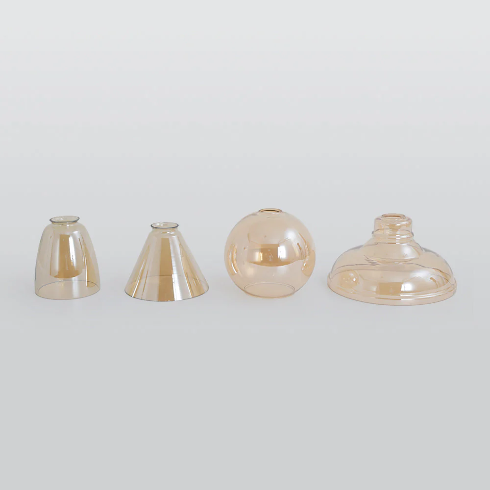 June Industrial Glass Pendant Light Clear/Amber/Smoke Grey - Image 21