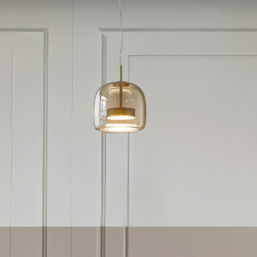 June Morden Glass Pendant Light Clear/Smoky/Amber - Image 3
