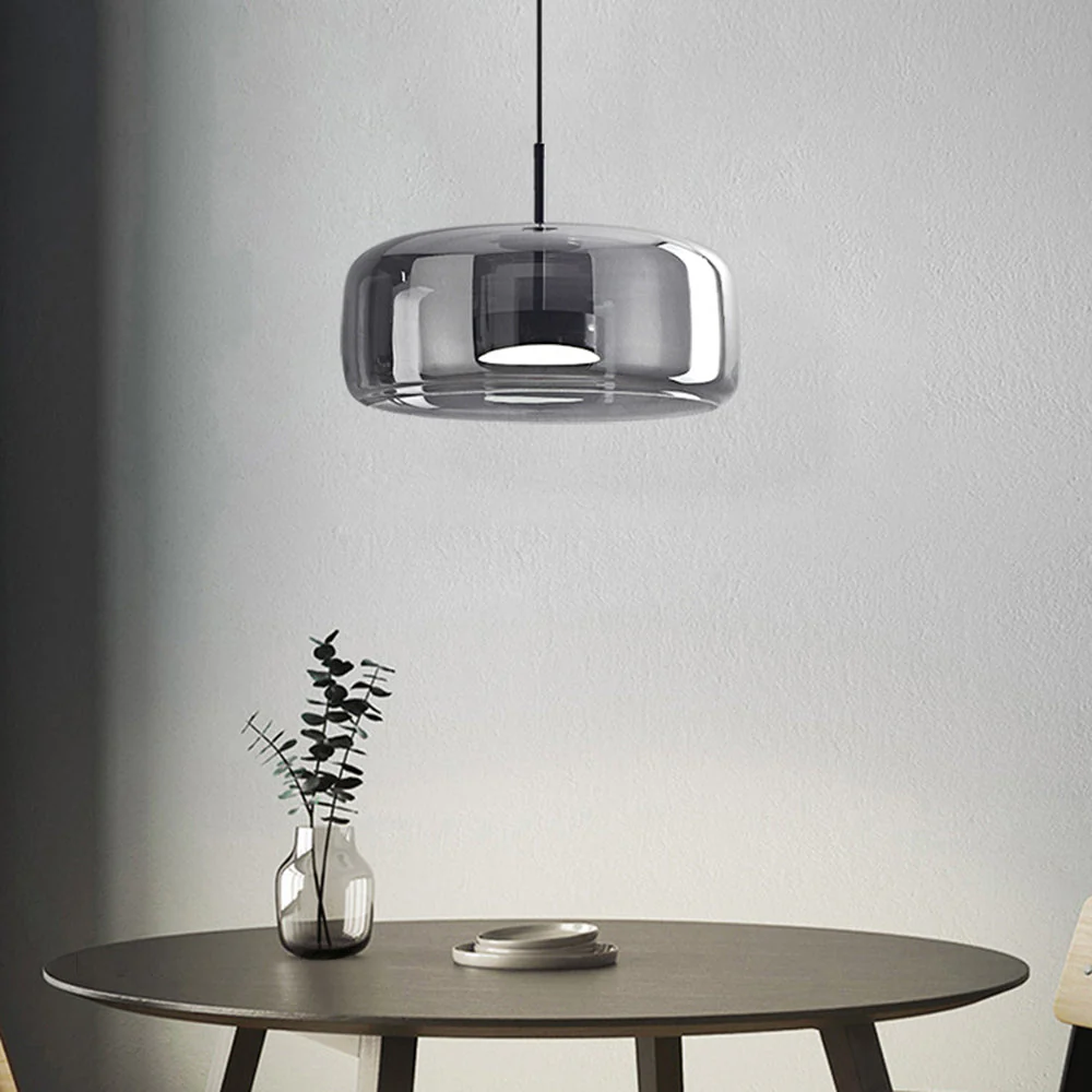 June Morden Glass Pendant Light Clear/Smoky/Amber - Image 8