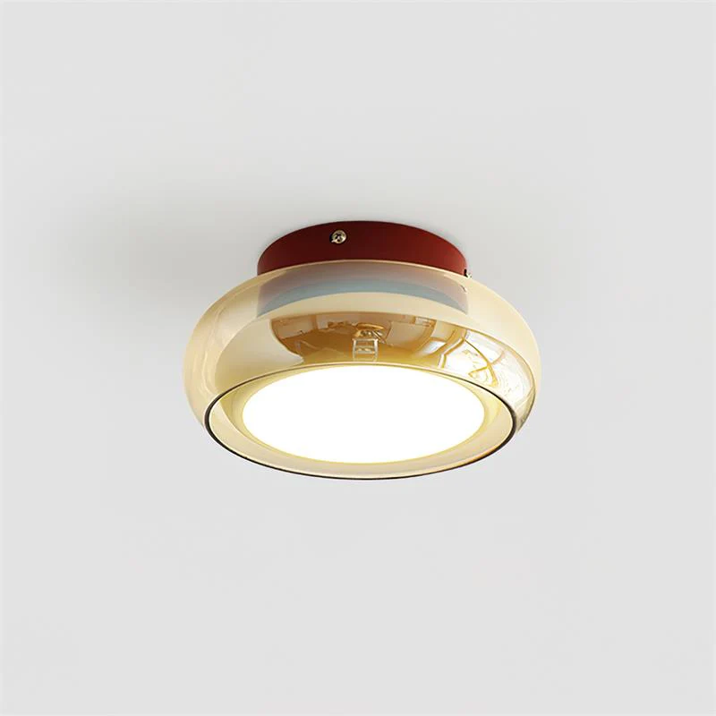 June Retro Glass Flush Mount Ceiling Light - Image 15