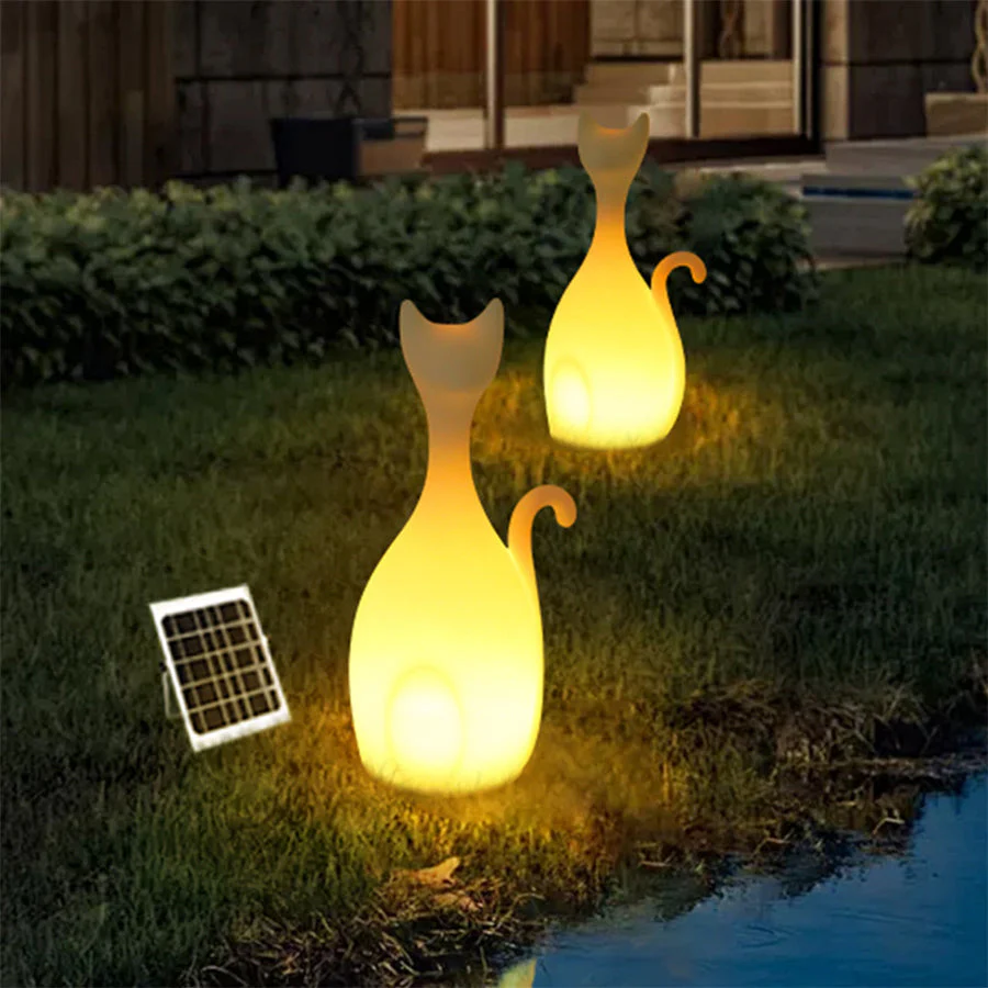 Junea Animal Material Illuminated PE Outdoor Floor Lamp
