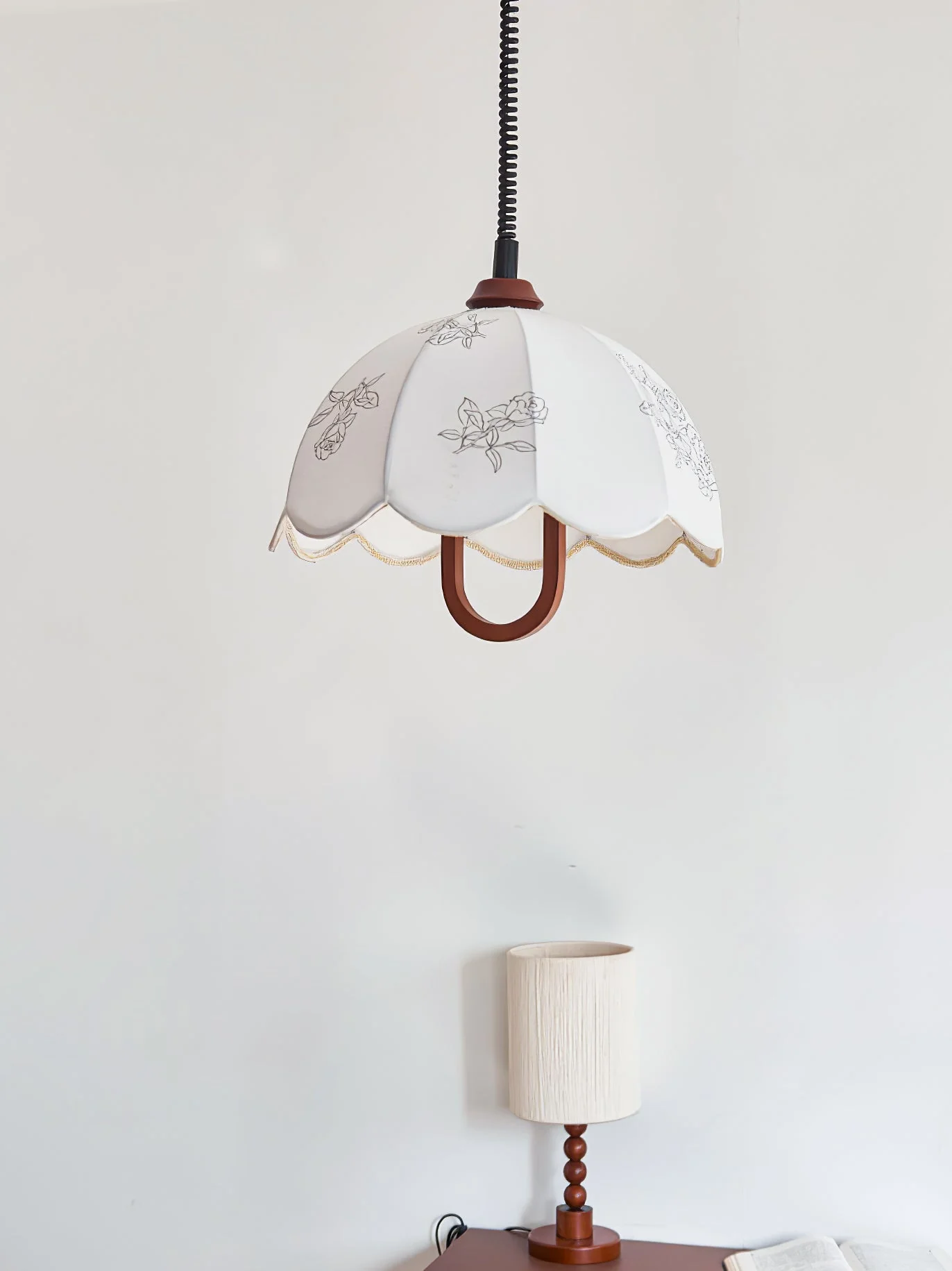 Kade Vintage Wood Pendant Light - Image 21