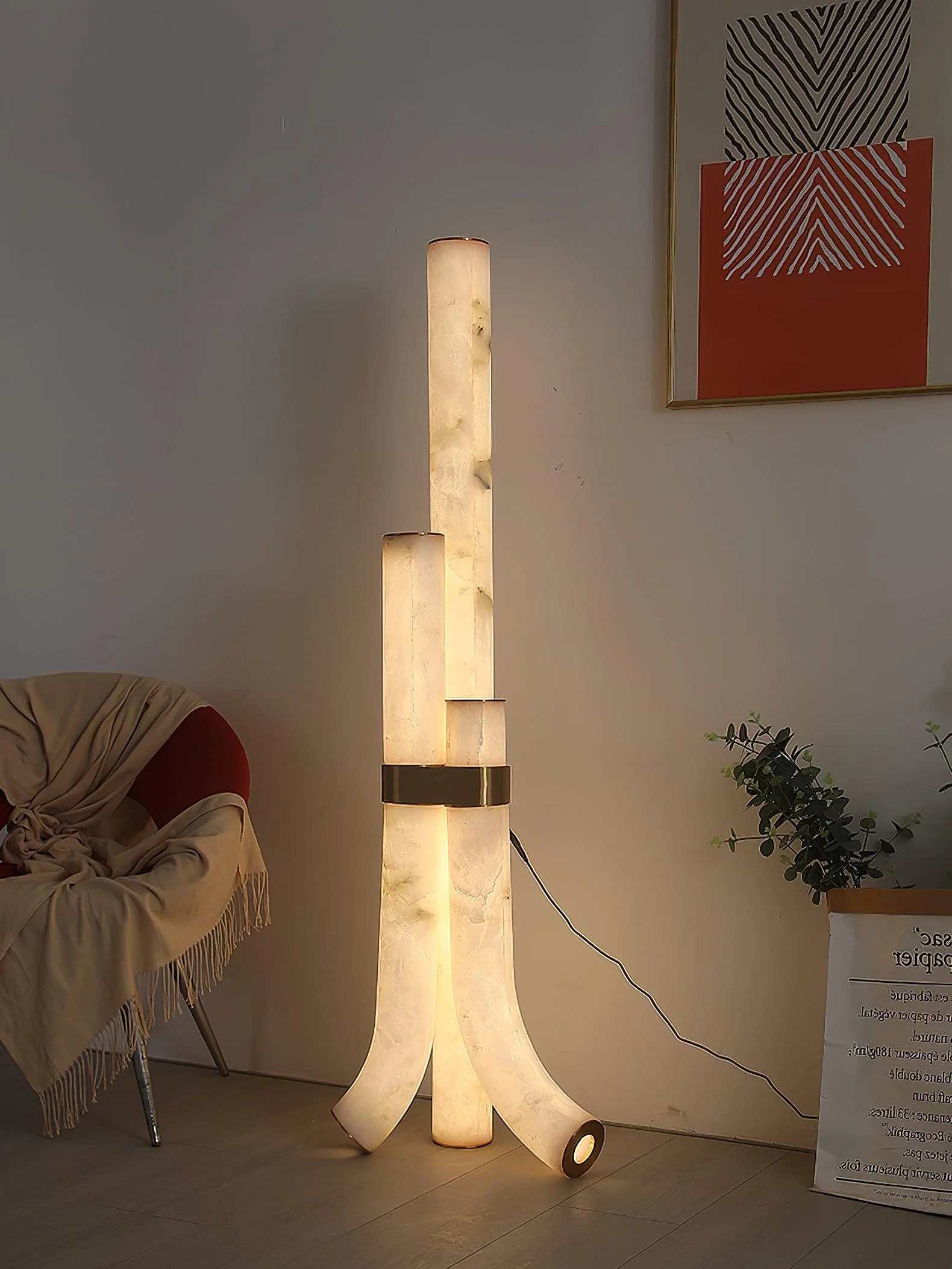 Kael Alabaster Branch Floor Lamp - Image 21