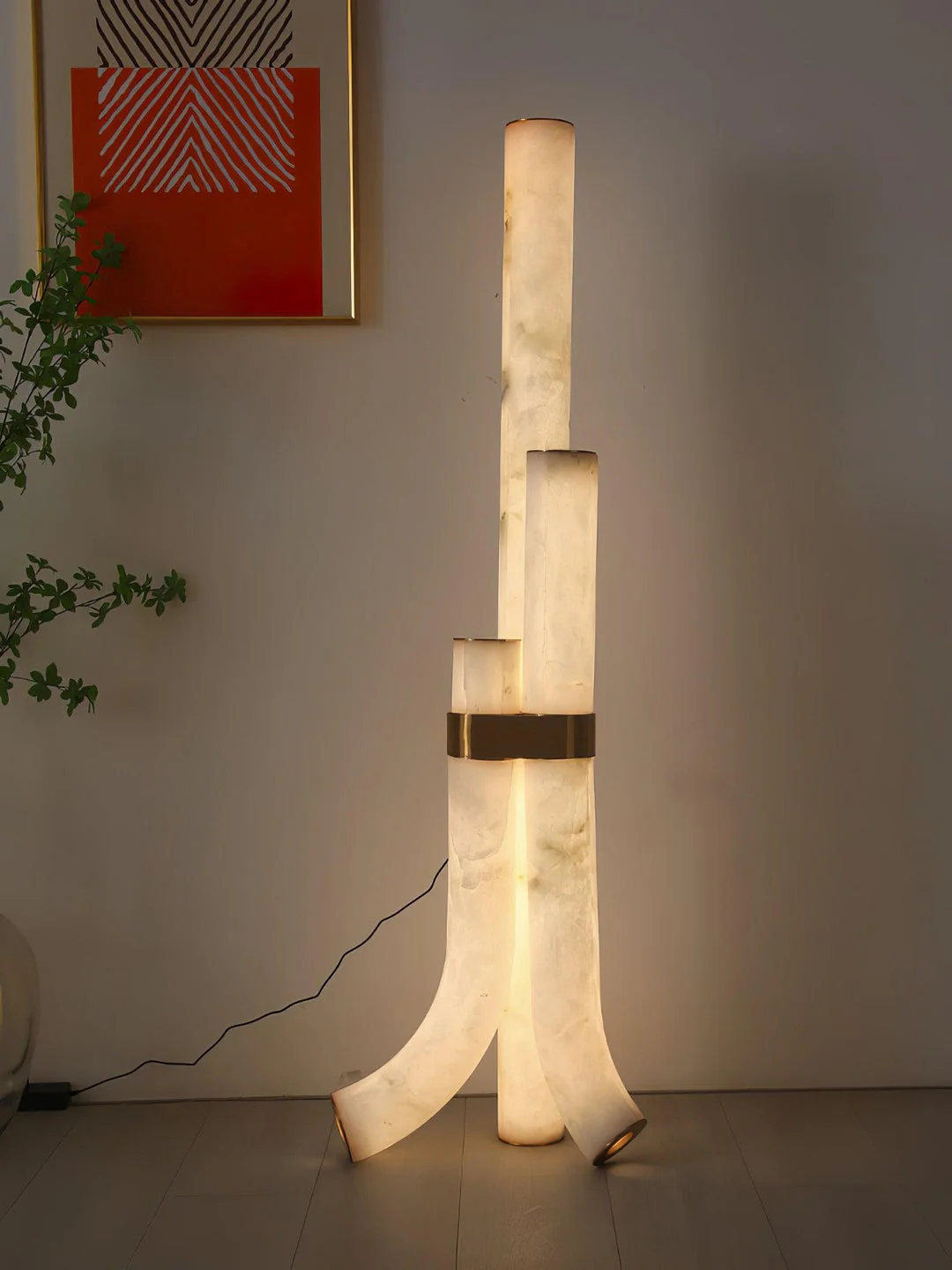 Kael Alabaster Branch Floor Lamp - Image 9