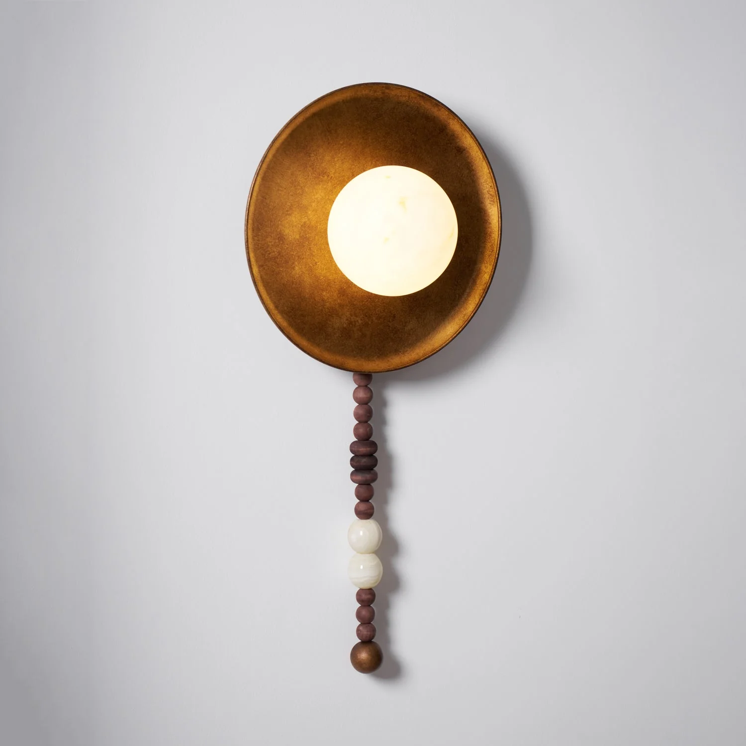 Kaelen Bohemian Metal Beaded Wall Sconce - Image 17