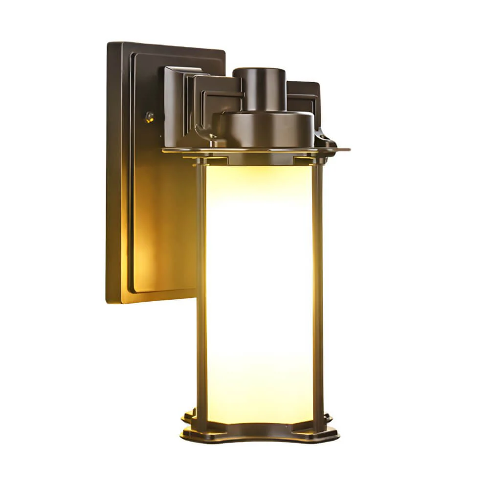 Kane Unique Glass Outdoor Wall Lantern Sconce - Image 10