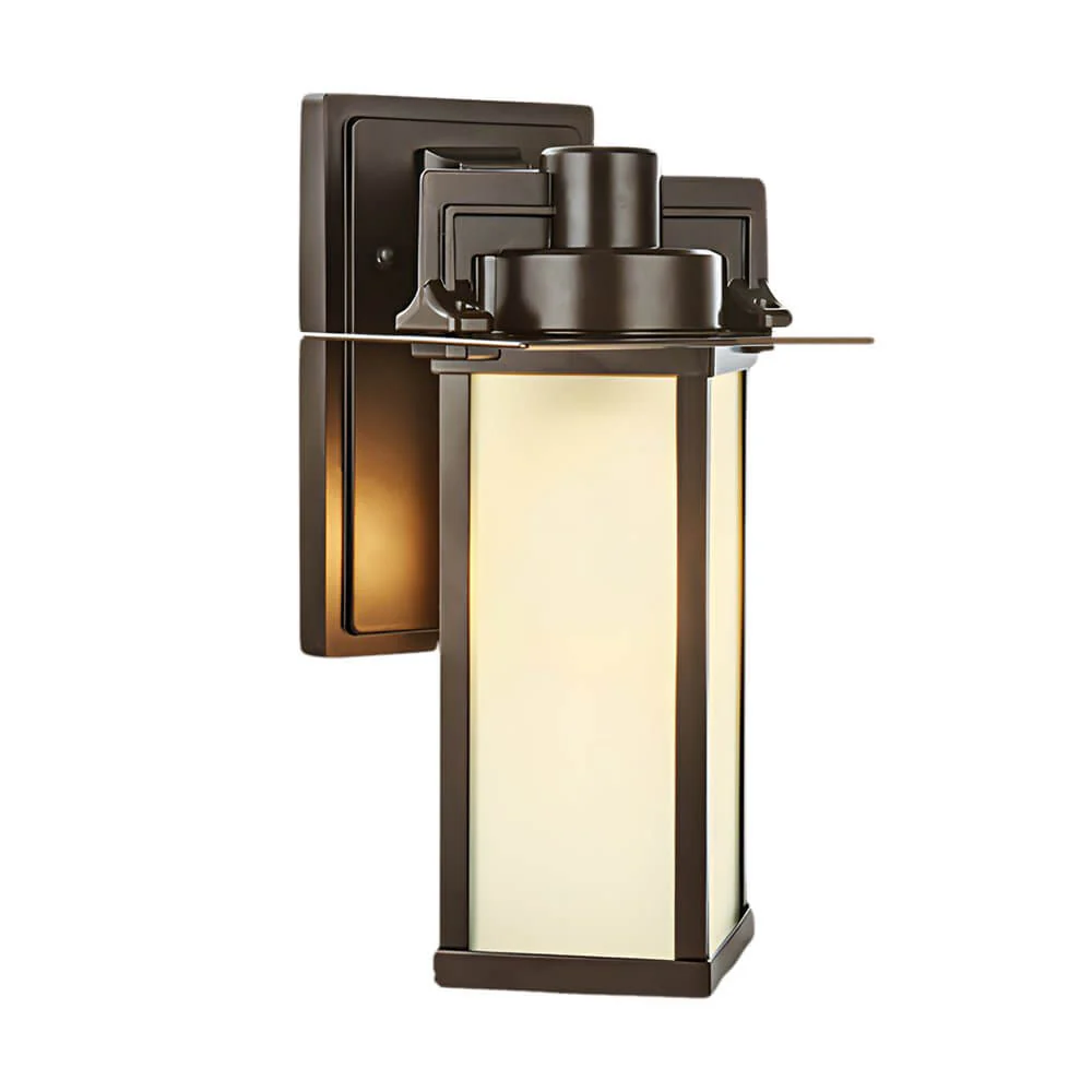 Kane Unique Glass Outdoor Wall Lantern Sconce - Image 2