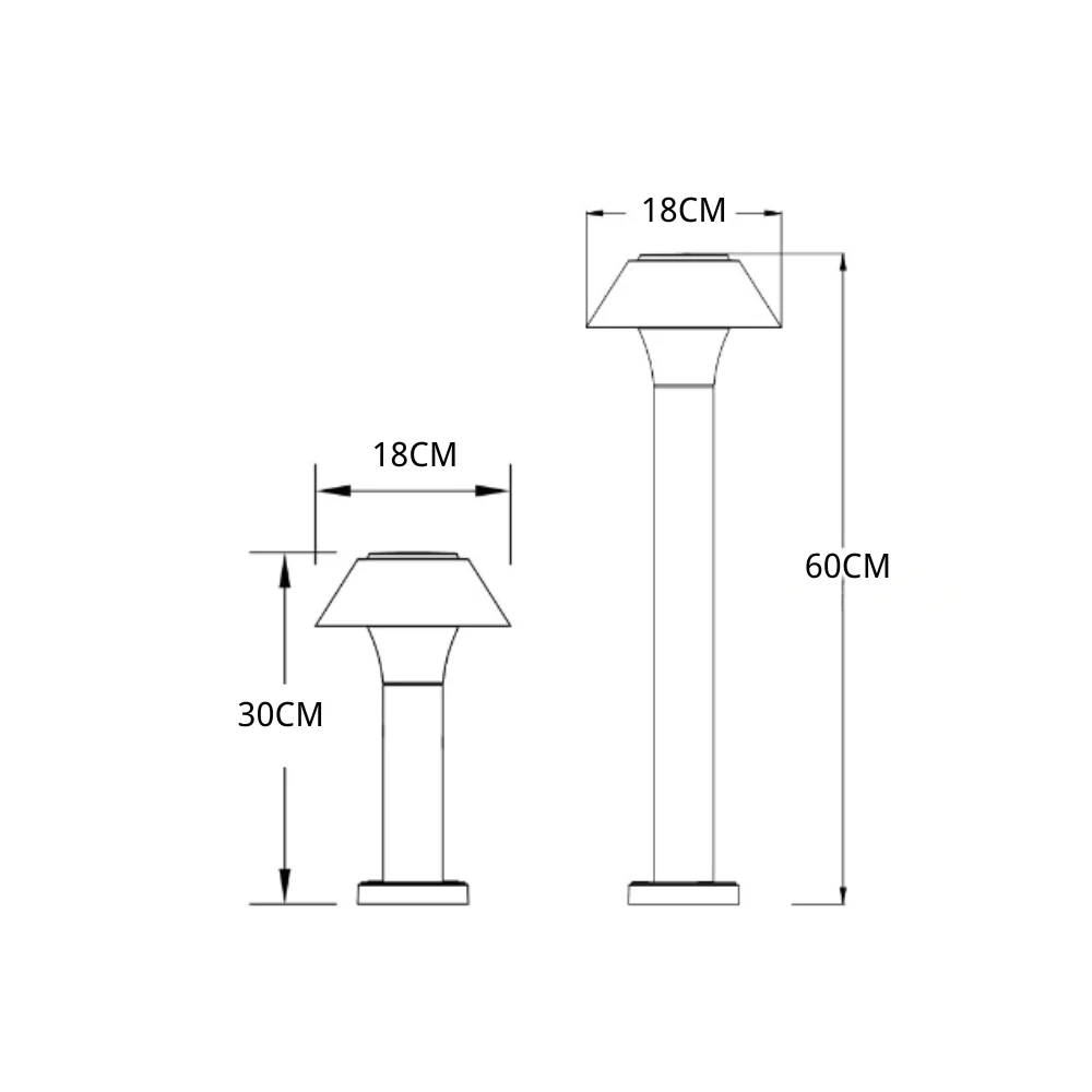 Kar LED Residential Minimalist Outdoor Bollard Lights - Image 3