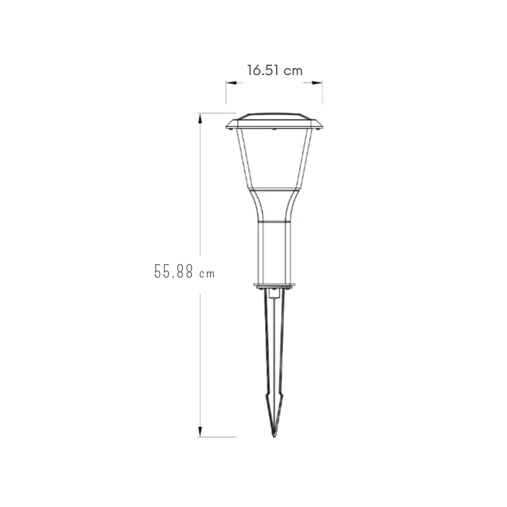 Katrina Modern Minimalist Outdoor Stake Lights - Image 4