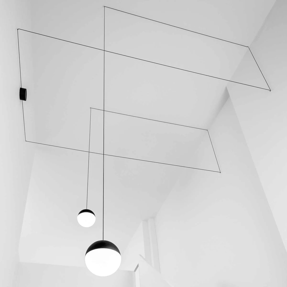 Kavira Plastic Minimalist Pendant Lamp - Image 17