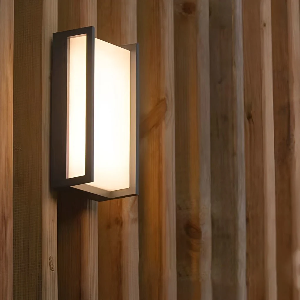 Kaylei Minimalist Sconce LED Outdoor Wall Lamp - Image 2
