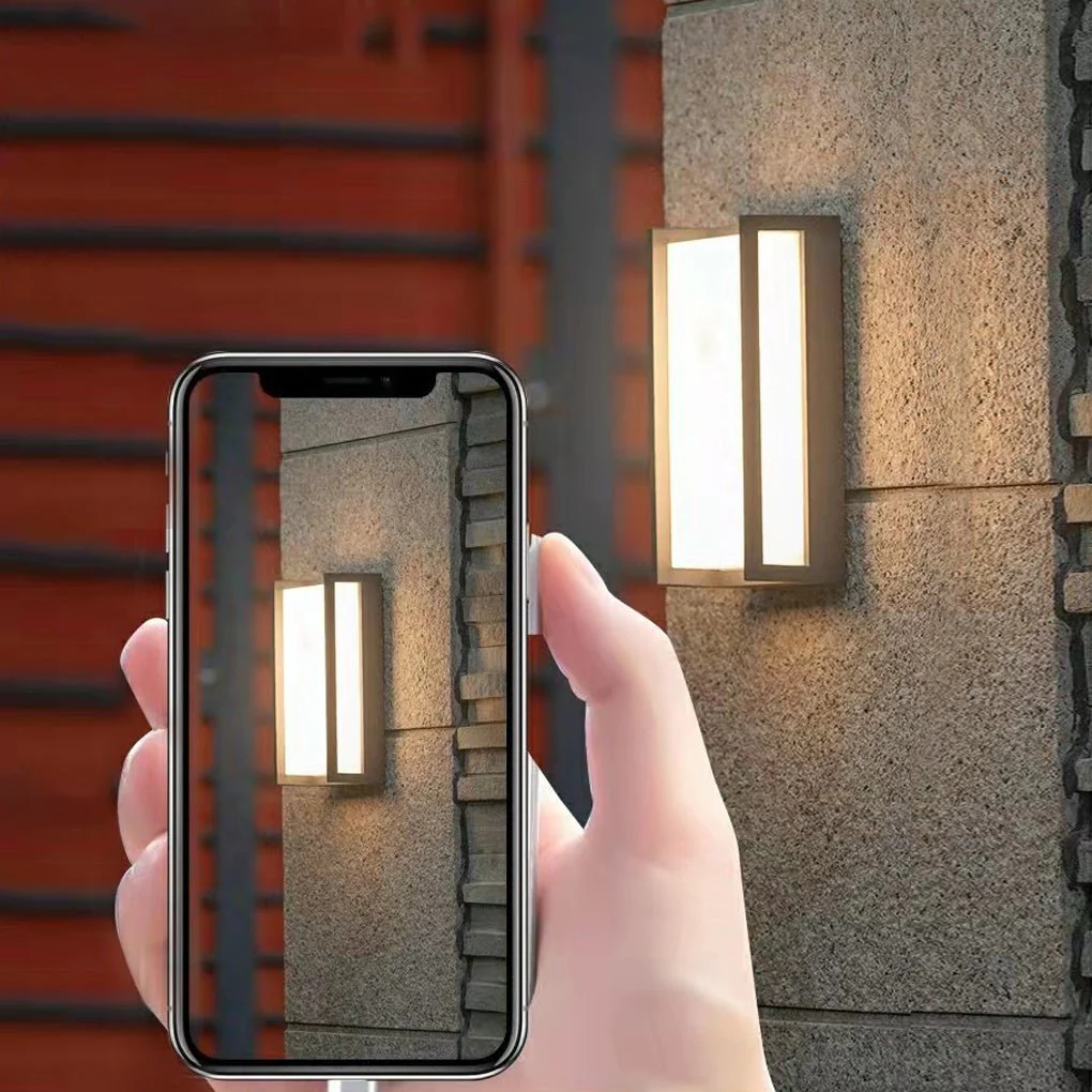Kaylei Minimalist Sconce LED Outdoor Wall Lamp - Image 4