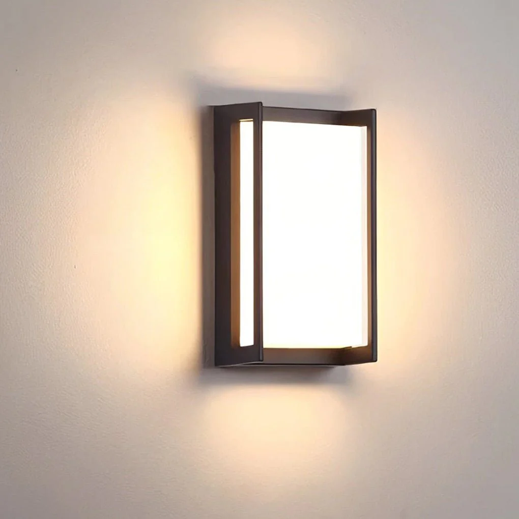 Kaylei Minimalist Sconce LED Outdoor Wall Lamp - Image 9