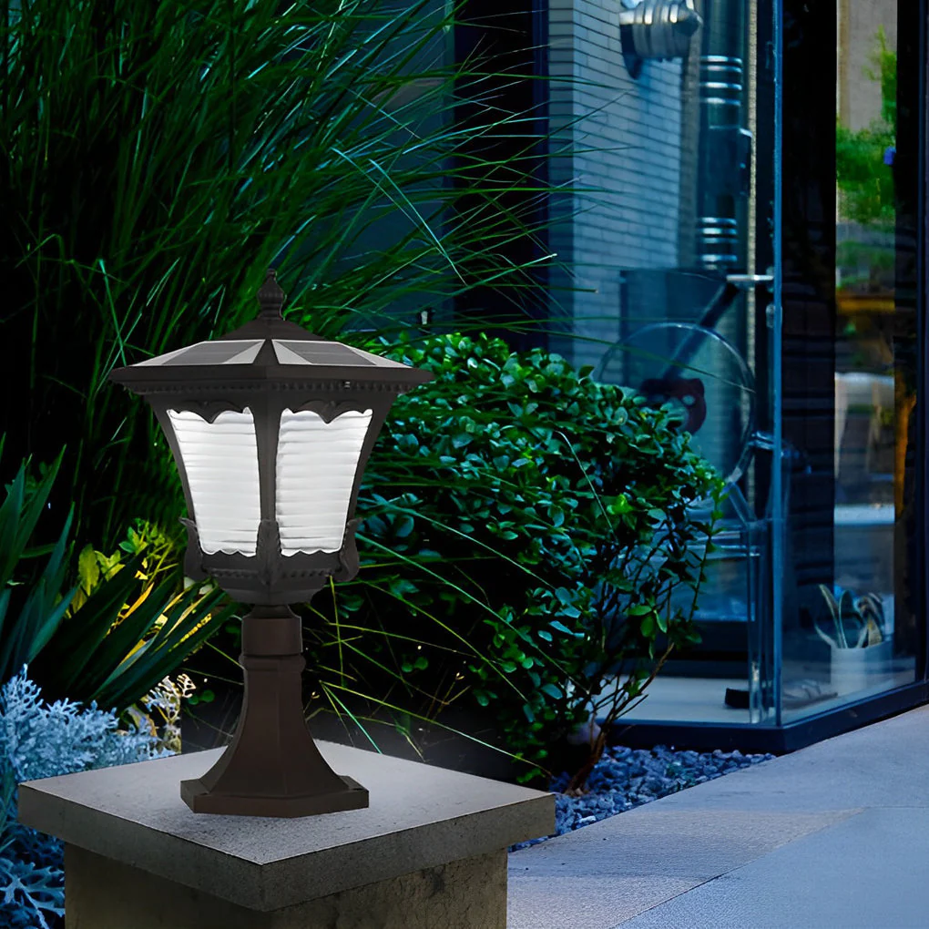 Kayy Ornate Vintage Elegant Outdoor Lawn Lamp - Image 5
