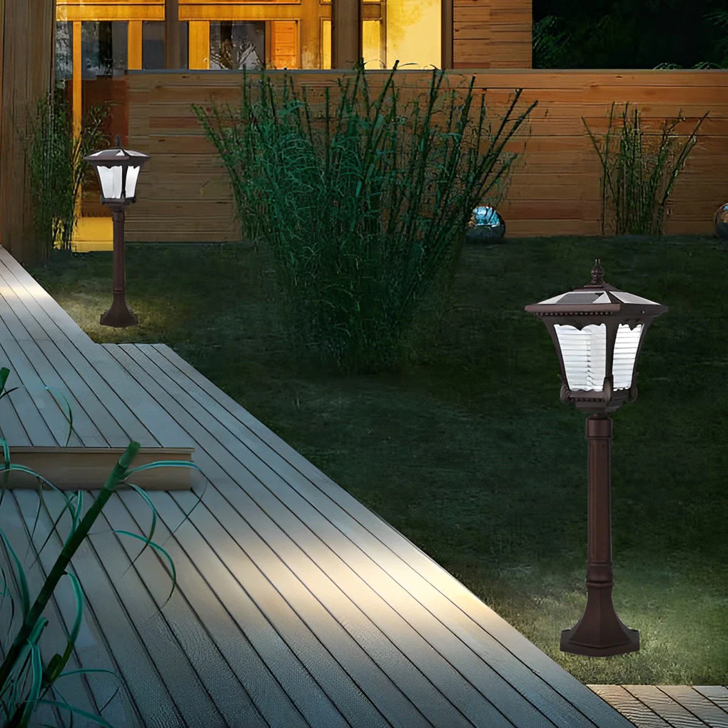 Kayy Ornate Vintage Elegant Outdoor Lawn Lamp - Image 6