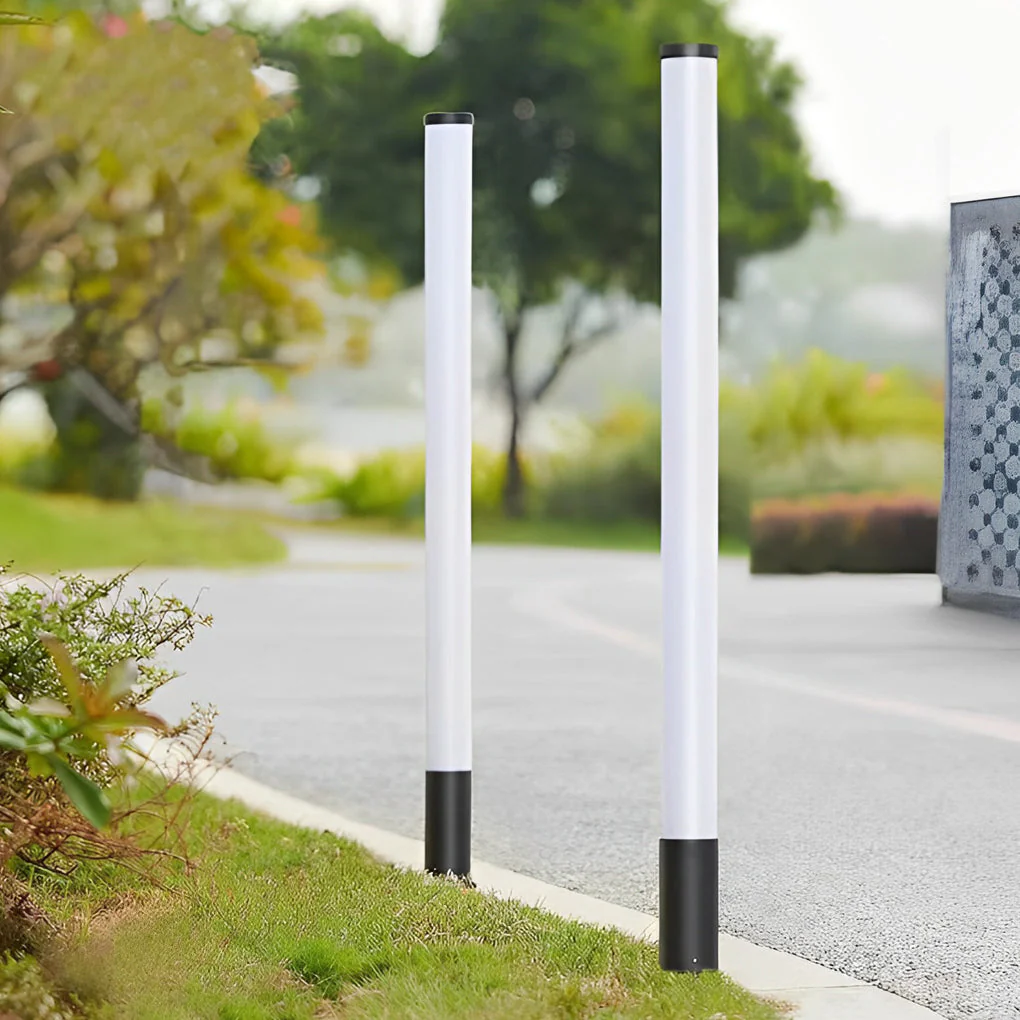 Kely Cylindrical LED Modern Outdoor Lawn Lights - Image 4