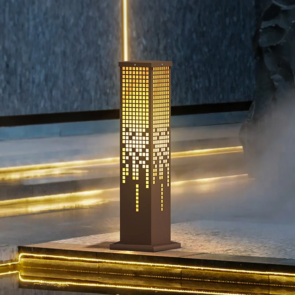 Ken Stylish Landscape Stainless Steel Outdoor Bollard Lights - Image 4