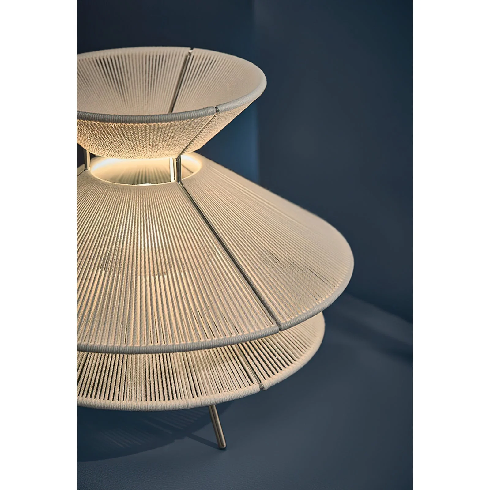 Kiku Wabi-Sabi Cotton Thread Pendant Light - Image 6
