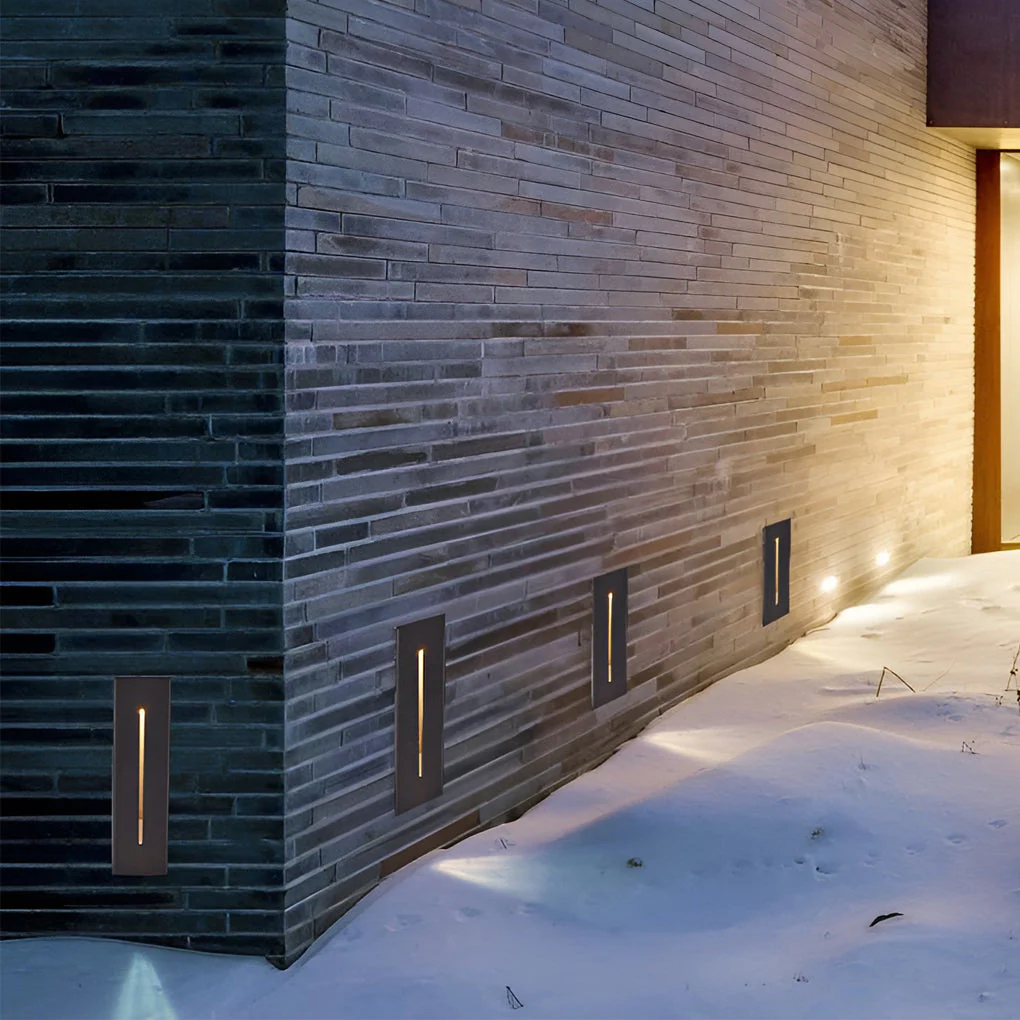 Kingly Industrial Rectangle Stair Outdoor Wall Lights - Image 4