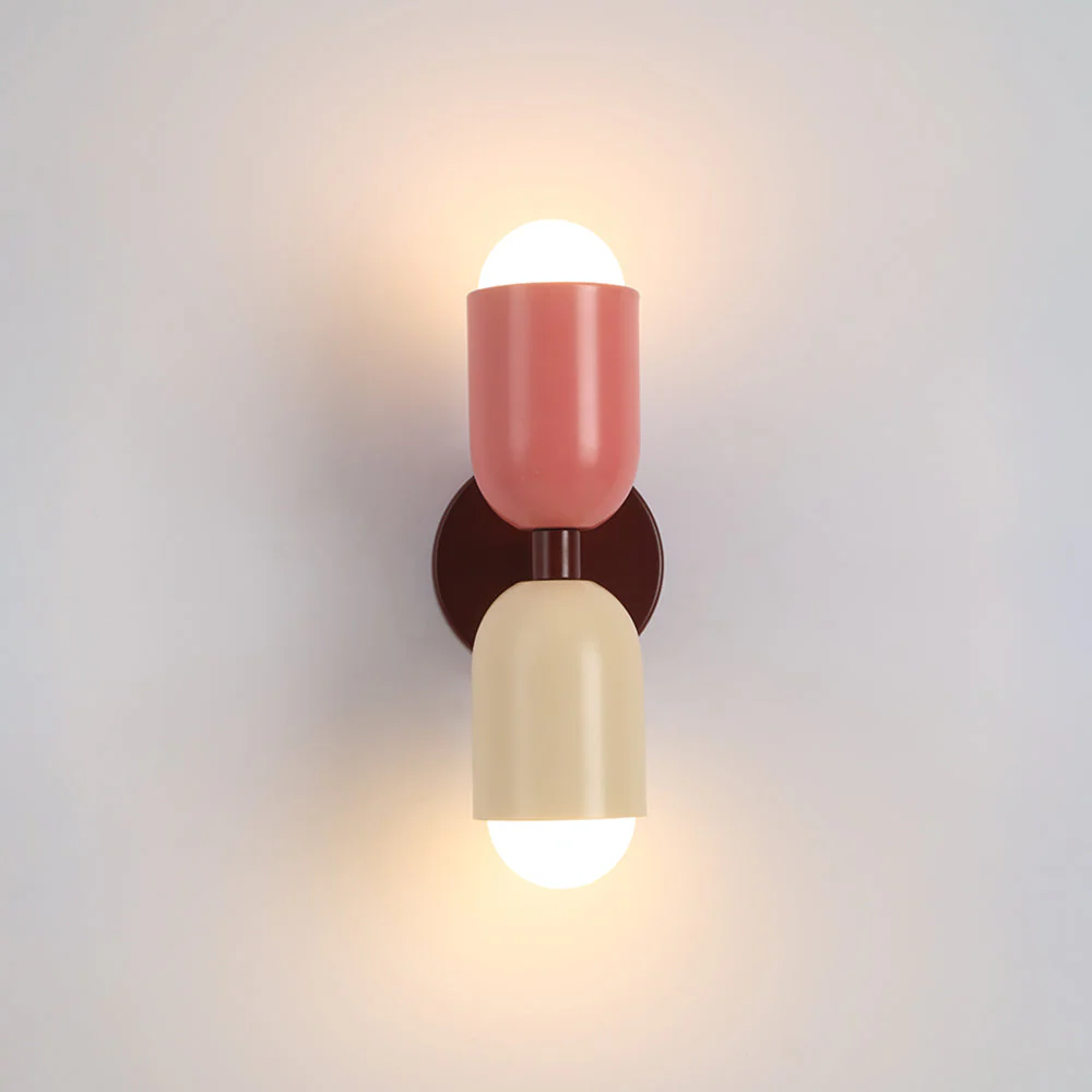 Kira Double-Headed Colorful Wall Lamp - Image 3