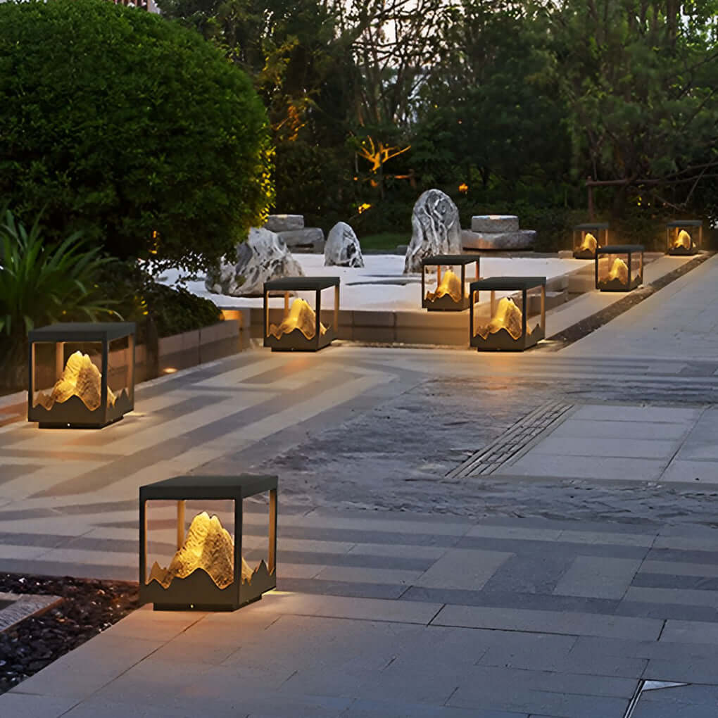 Kirby Mountain Landscape Decorative Steel Outdoor Light - Image 13