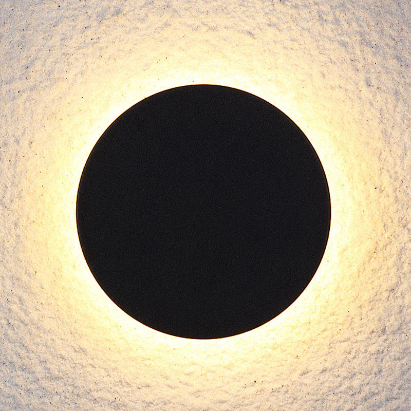 Klyne Minimalist Round/Square Outdoor Wall Lamp LED, Black/White - Image 11