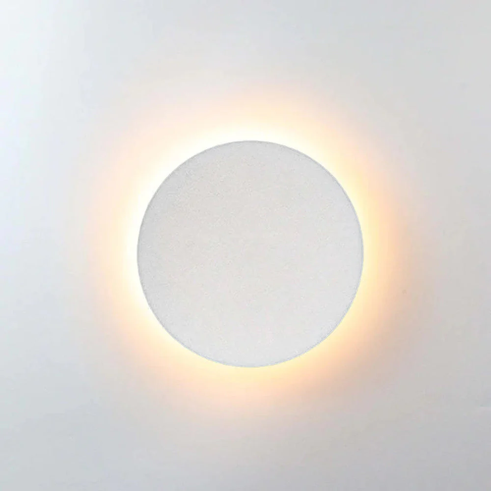 Klyne Minimalist Round/Square Outdoor Wall Lamp LED, Black/White - Image 19