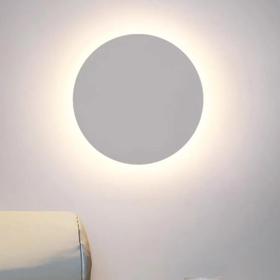 Klyne Minimalist Round/Square Outdoor Wall Lamp LED, Black/White - Image 22