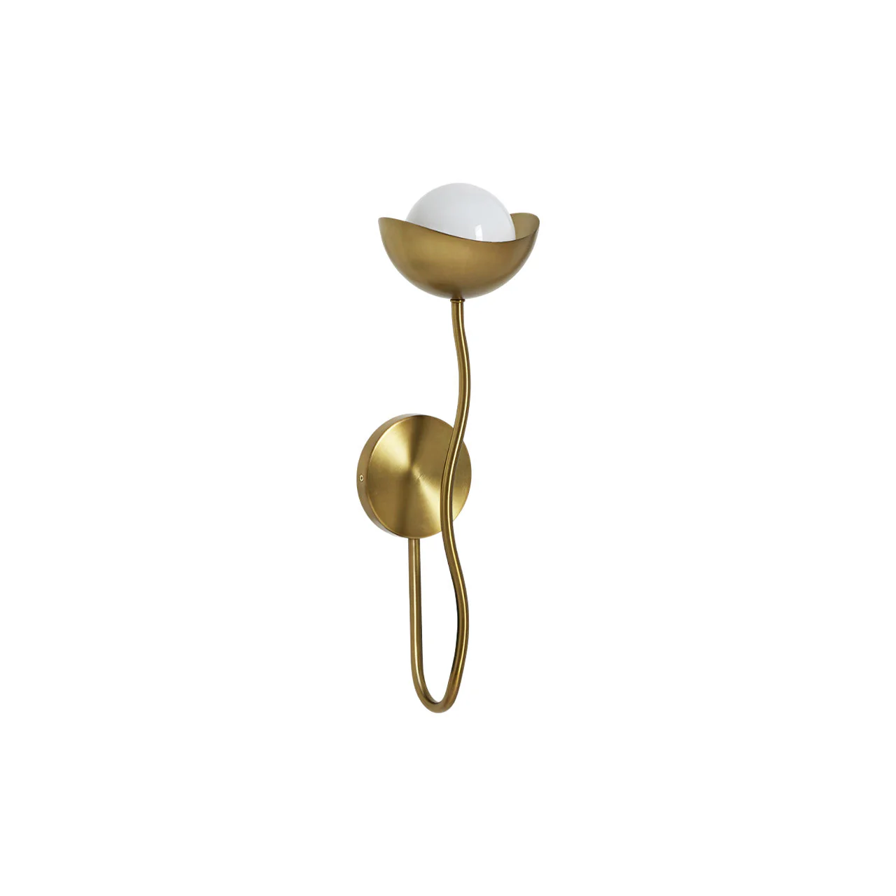 Kukka Vintage Brass Wall Light
