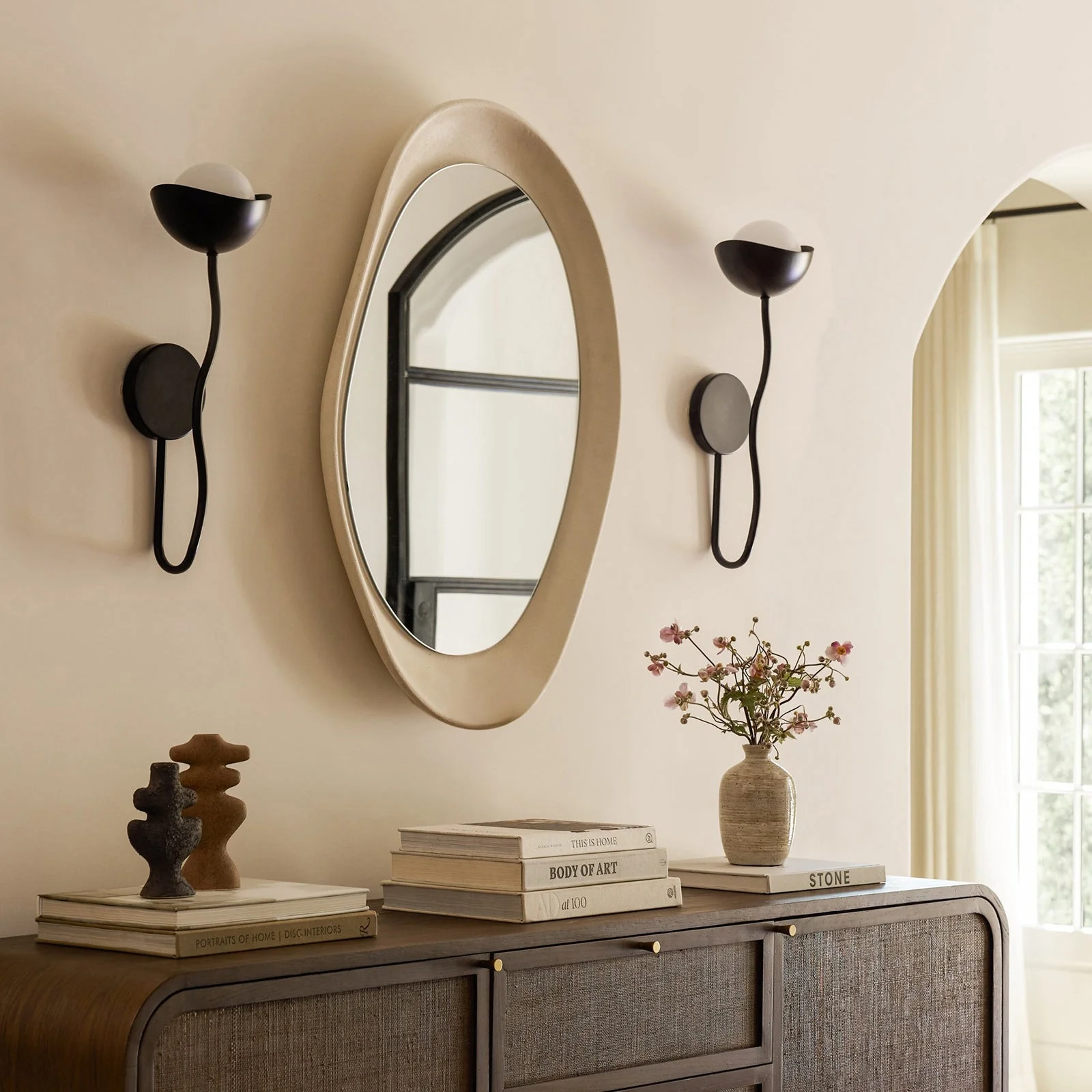 Kukka Vintage Brass Wall Light - Image 2