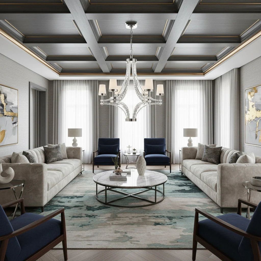 Lalume Contemporary Crystal Chandelier - Image 15