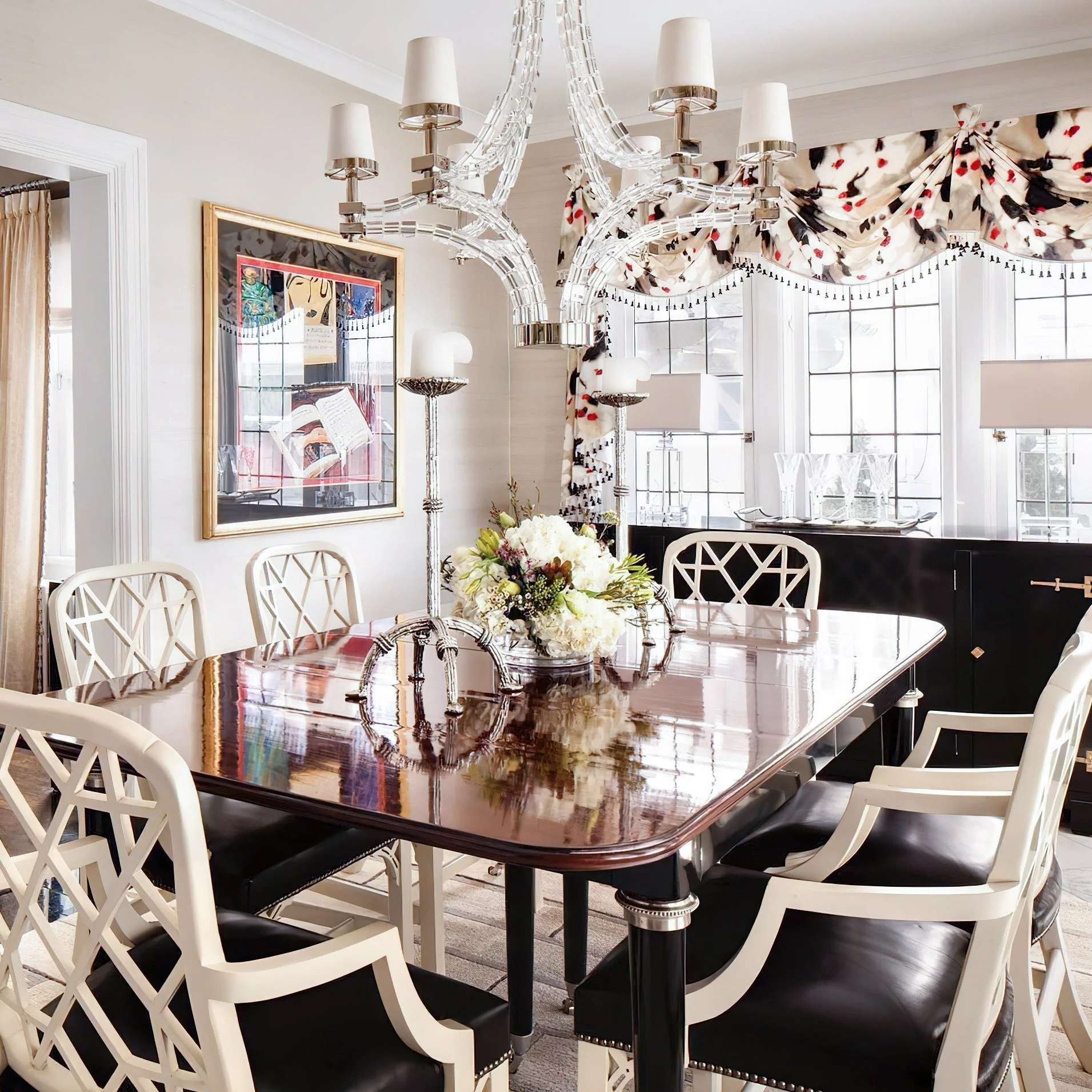 Lalume Contemporary Crystal Chandelier - Image 4