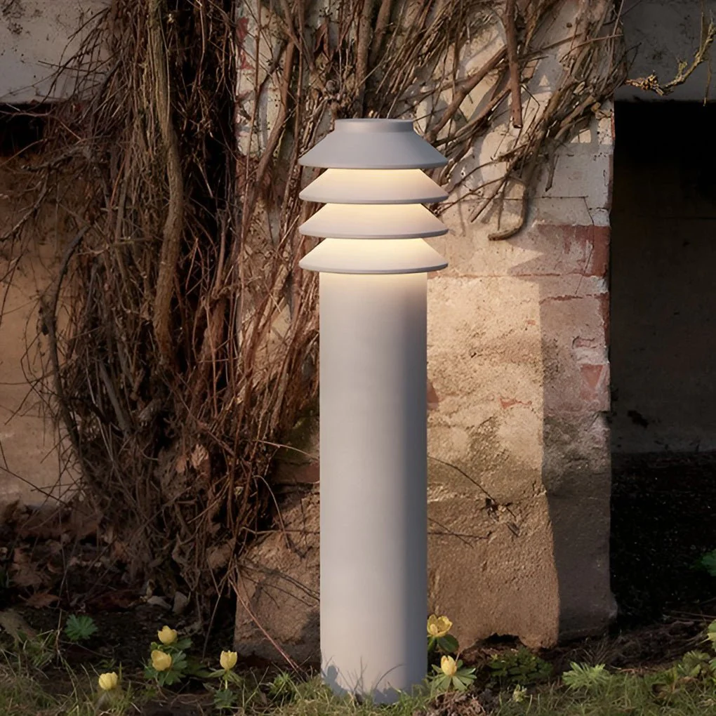 Lam Modern LED Cylinder Versatile Outdoor Pathway Light