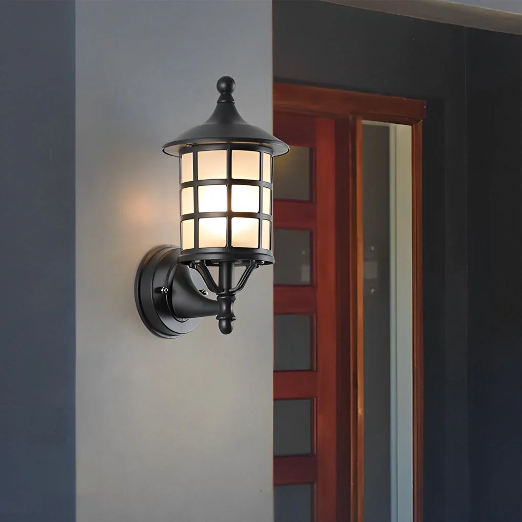 Lancelot Retro Round European Outdoor Wall Sconces