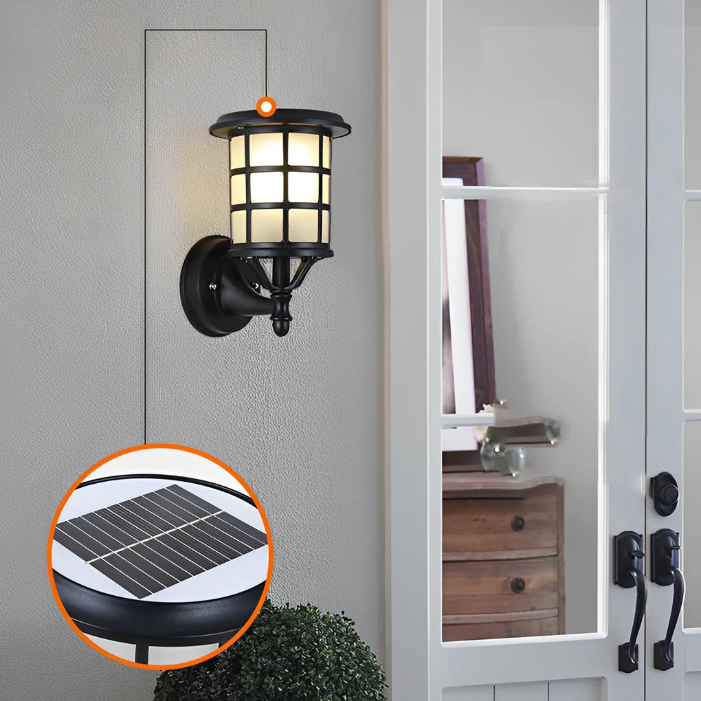 Lancelot Retro Round European Outdoor Wall Sconces - Image 12