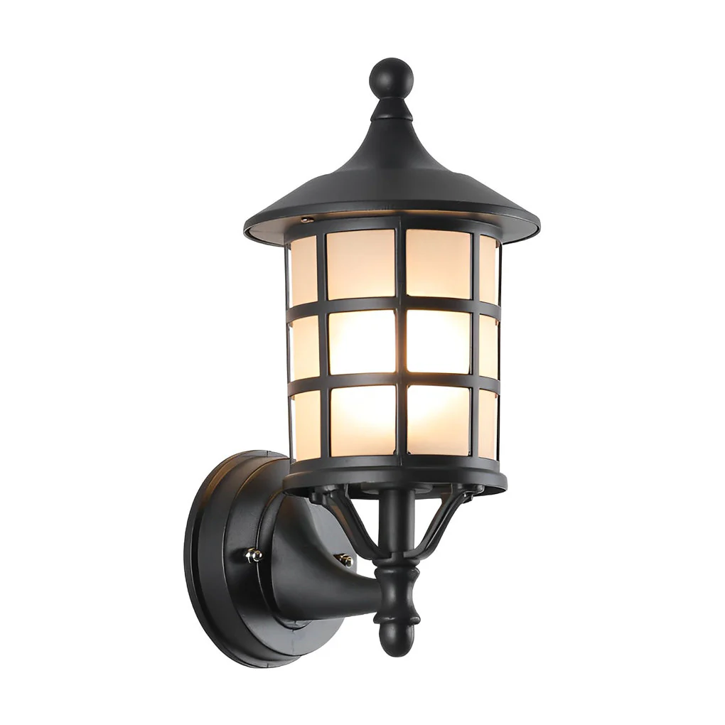 Lancelot Retro Round European Outdoor Wall Sconces - Image 3