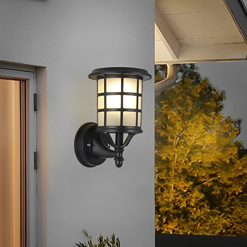 Lancelot Retro Round European Outdoor Wall Sconces - Image 6