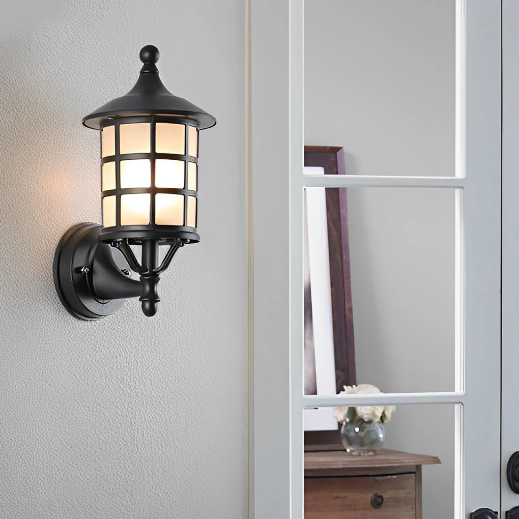 Lancelot Retro Round European Outdoor Wall Sconces - Image 7