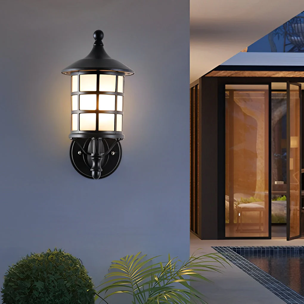 Lancelot Retro Round European Outdoor Wall Sconces - Image 9